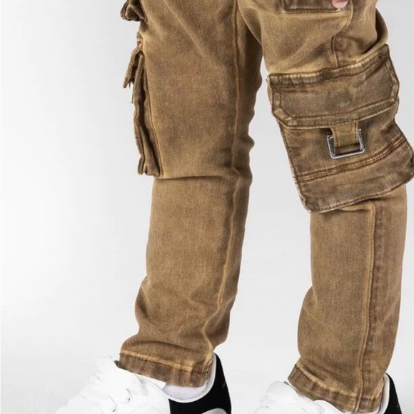 New with tag Tigers Eye Cargo  Jeans Serenede Size 6 Kids Denim . - Picture 7 of 15
